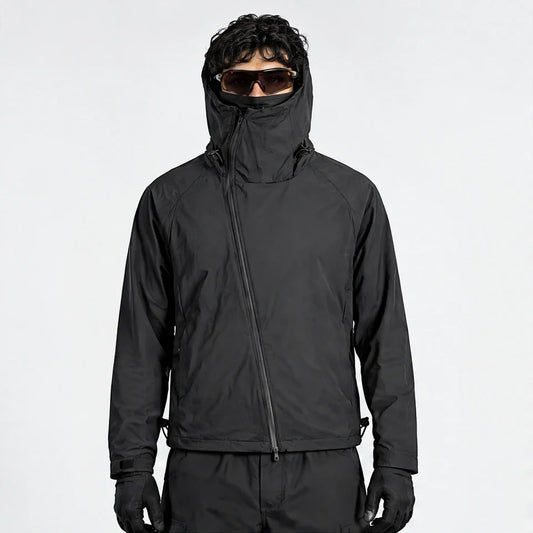 Gale - Unisex Water-Repellent & Windproof Relaxed Fit Lightweight Jacket - Black