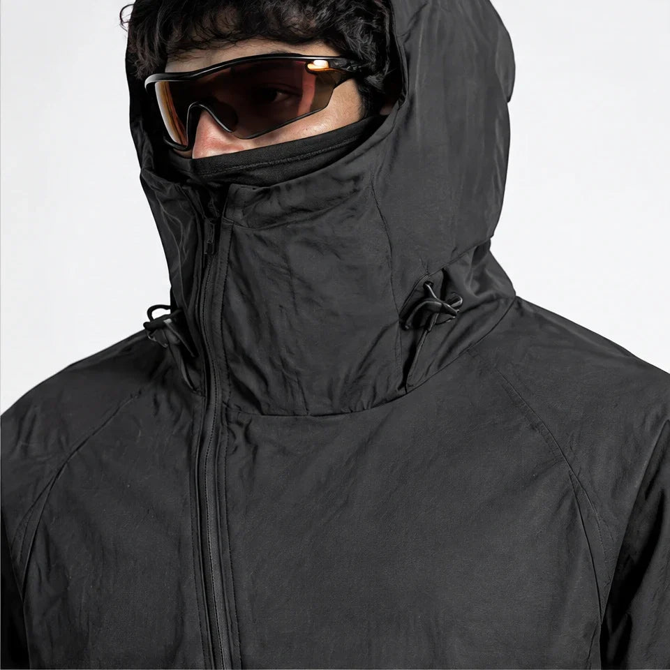 Gale - Unisex Water-Repellent & Windproof Relaxed Fit Lightweight Jacket - Black
