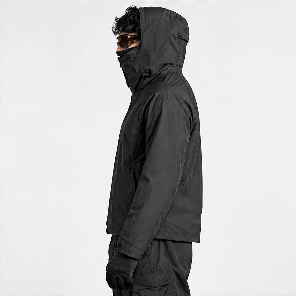 Gale - Unisex Water-Repellent & Windproof Relaxed Fit Lightweight Jacket - Black