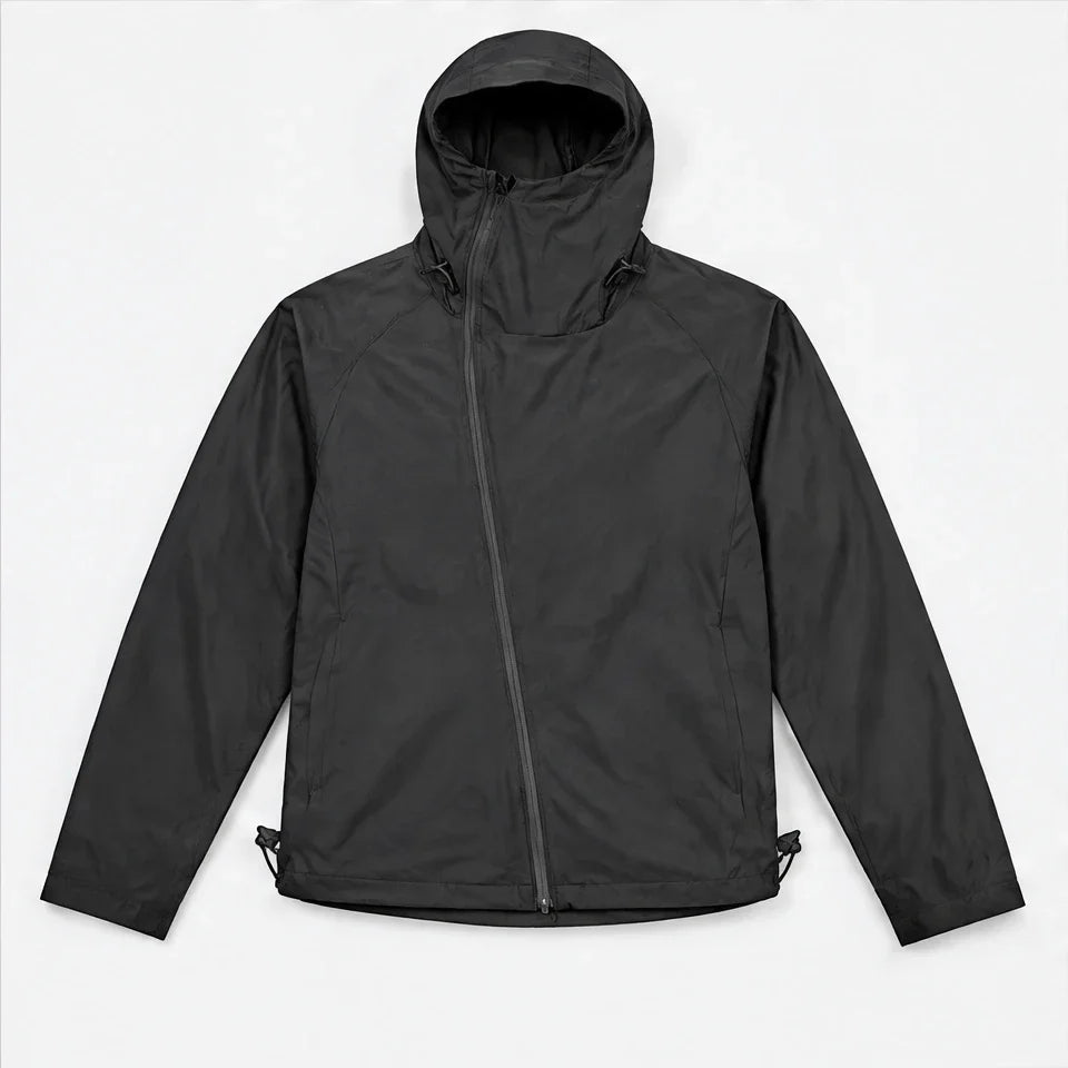 Gale - Unisex Water-Repellent & Windproof Relaxed Fit Lightweight Jacket - Black