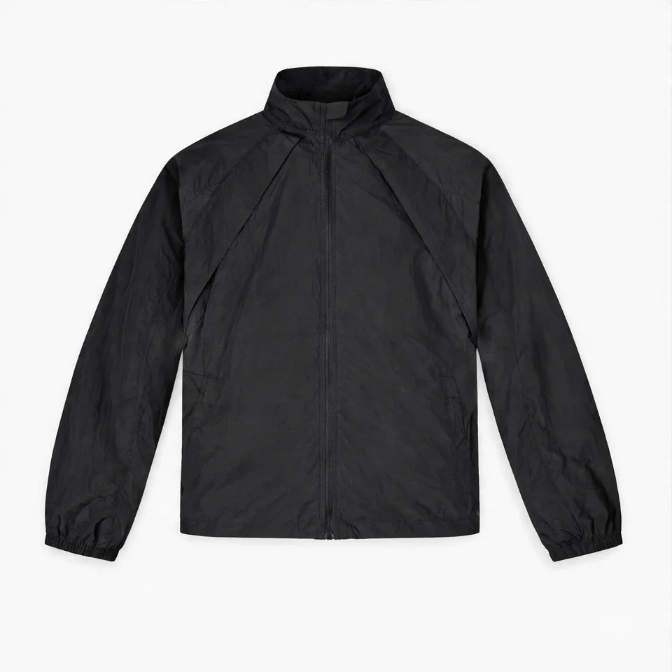 Brume - Unisex Water-Repellent & Windproof Stand-Collar Lightweight Jacket - Black