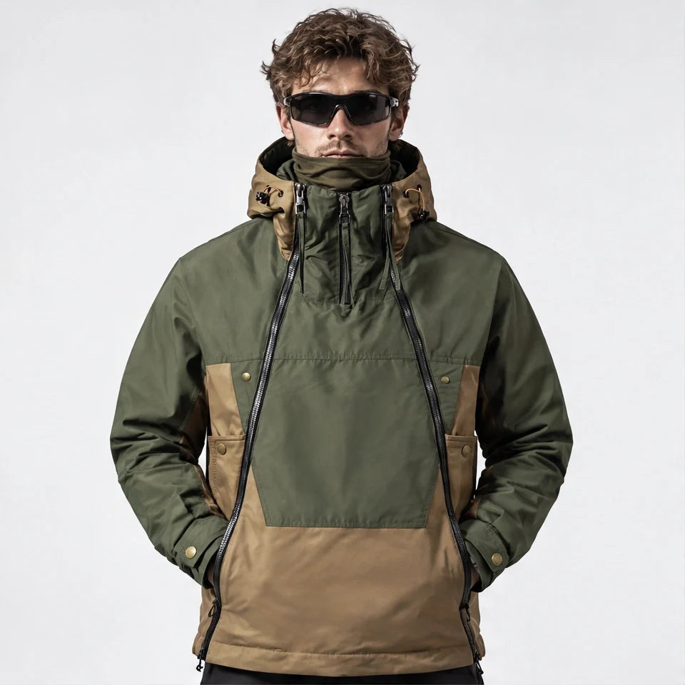 Helm - Mens Water-Repellent & Windproof Relaxed Fit Lightweight Jacket - Green