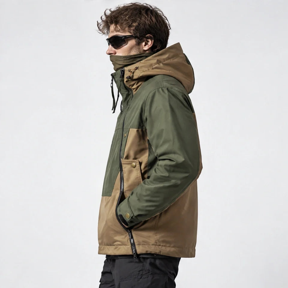 Helm - Mens Water-Repellent & Windproof Relaxed Fit Lightweight Jacket - Green