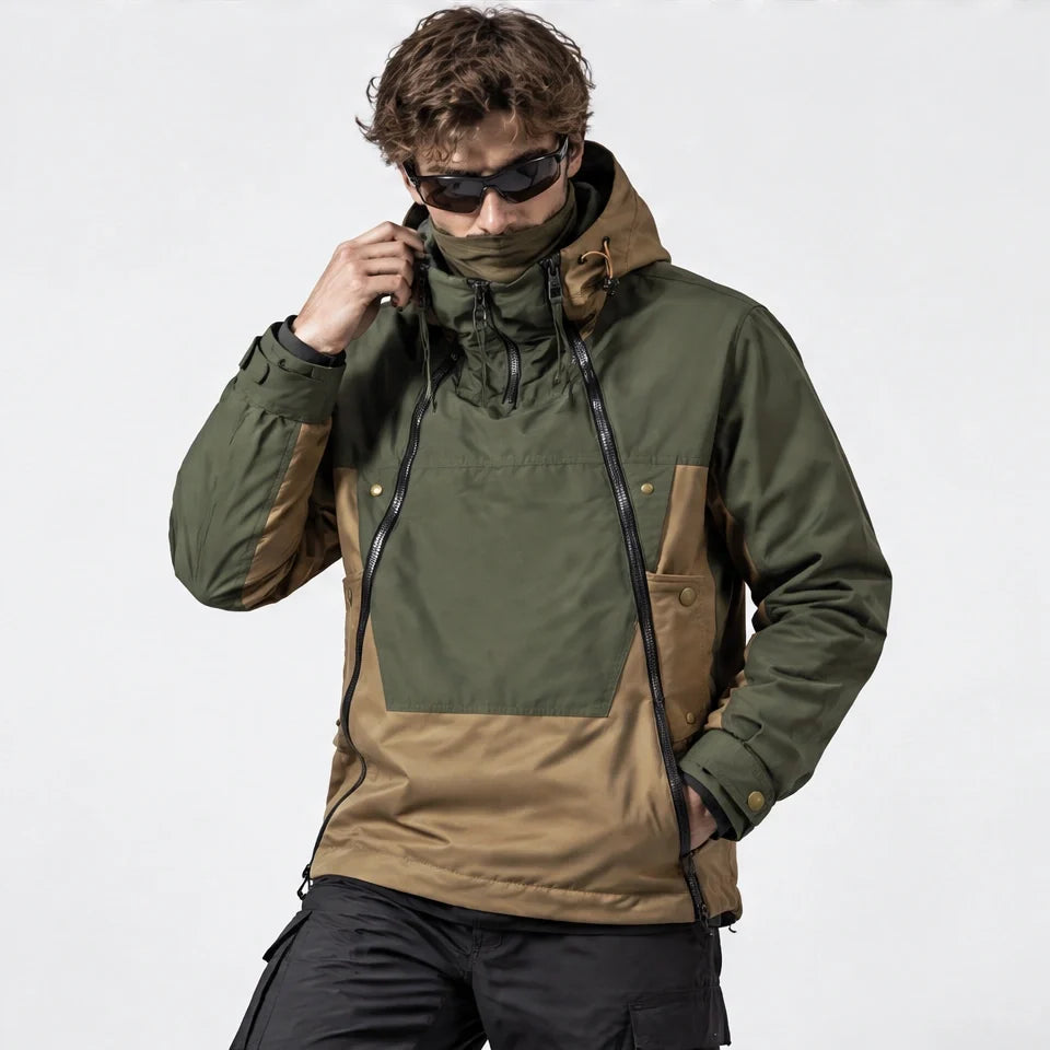 Helm - Mens Water-Repellent & Windproof Relaxed Fit Lightweight Jacket - Green