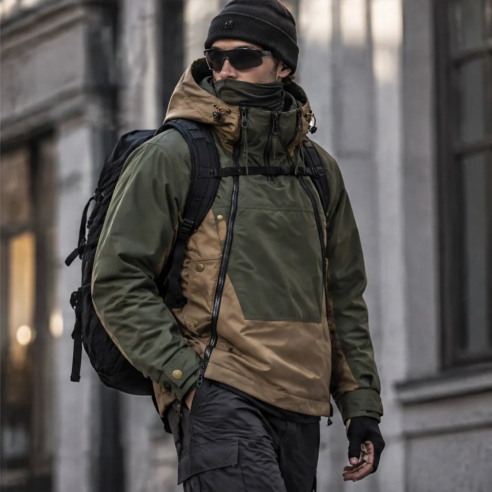 Helm - Mens Water-Repellent & Windproof Relaxed Fit Lightweight Jacket - Green
