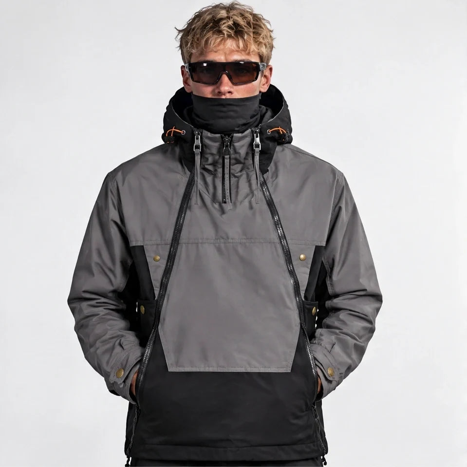 Helm - Mens Water-Repellent & Windproof Relaxed Fit Lightweight Jacket - Grey