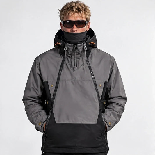 Helm - Mens Water-Repellent & Windproof Relaxed Fit Lightweight Jacket - Grey