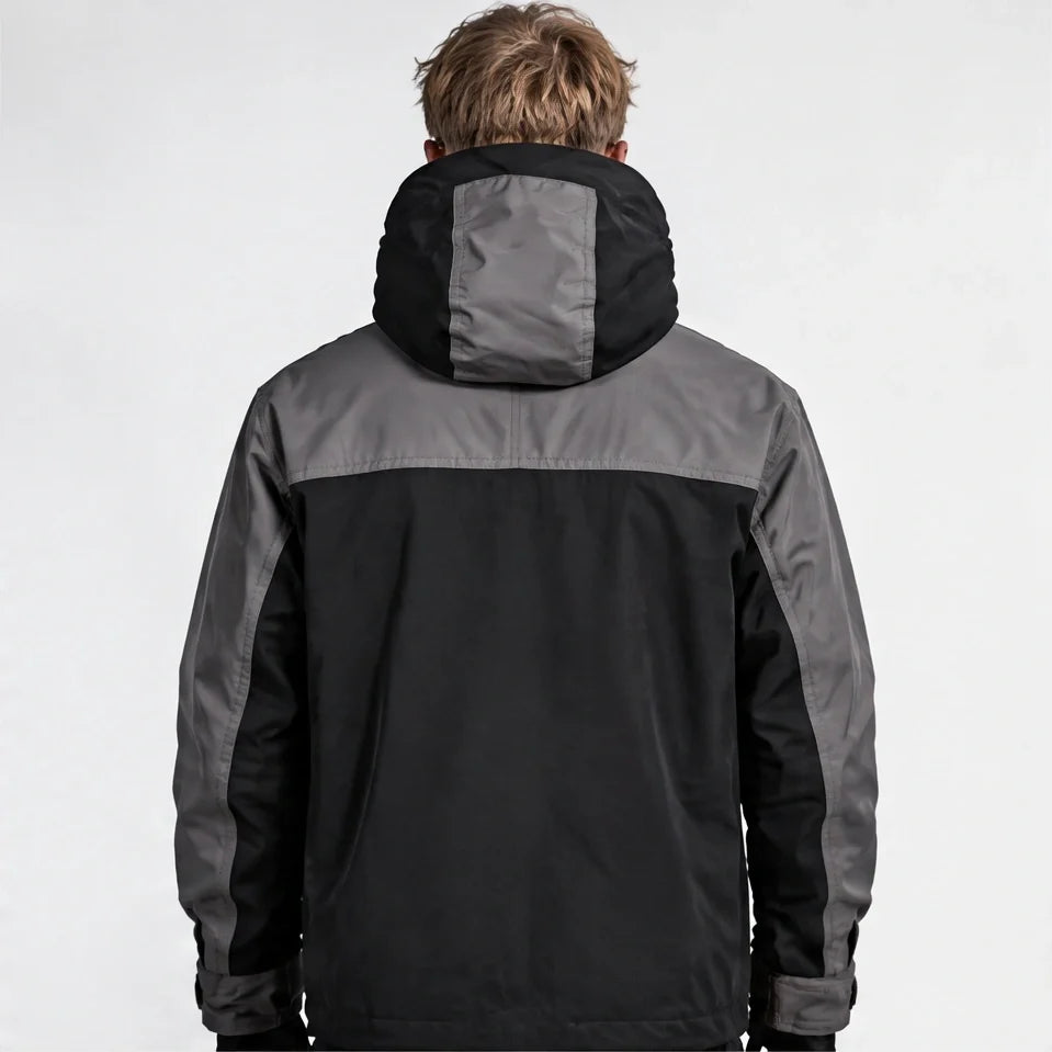 Helm - Mens Water-Repellent & Windproof Relaxed Fit Lightweight Jacket - Grey