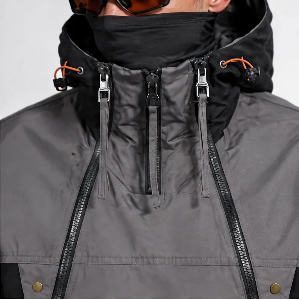 Helm - Mens Water-Repellent & Windproof Relaxed Fit Lightweight Jacket - Grey