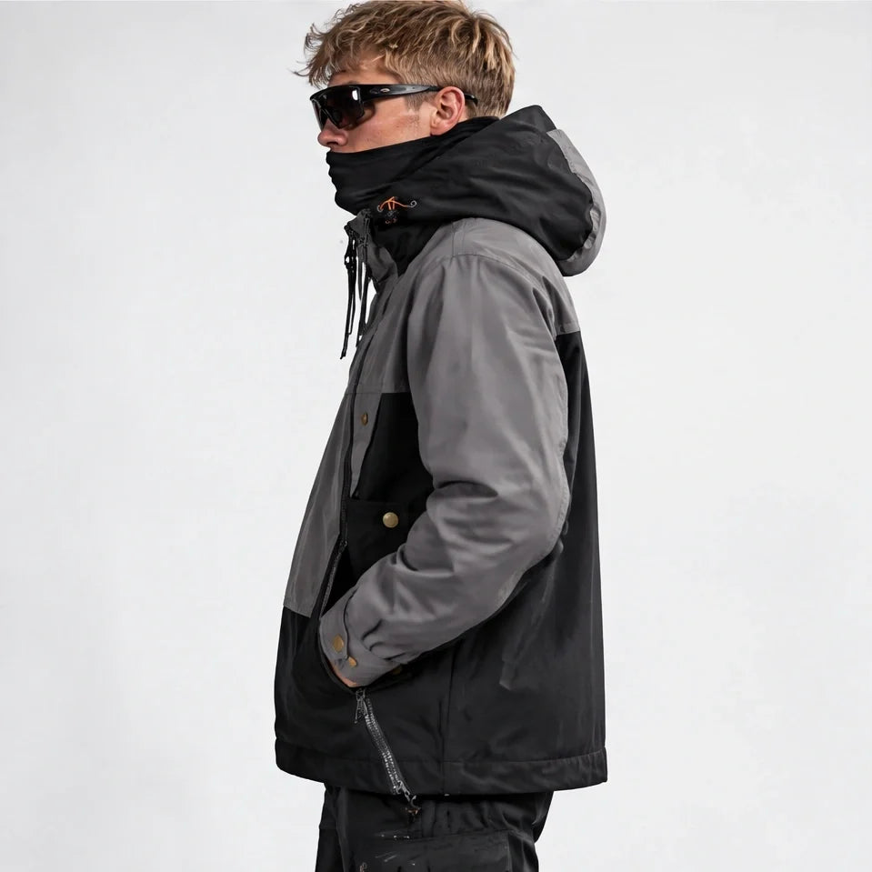 Helm - Mens Water-Repellent & Windproof Relaxed Fit Lightweight Jacket - Grey