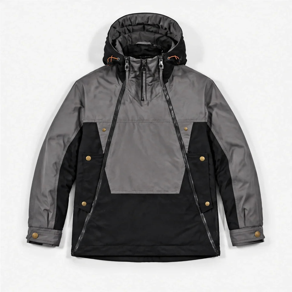 Helm - Mens Water-Repellent & Windproof Relaxed Fit Lightweight Jacket - Grey