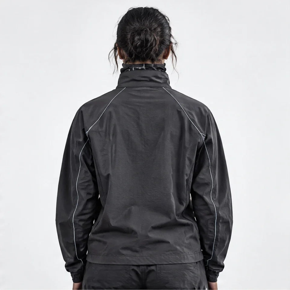 Burn - Unisex Lightweight Quick-Dry Running Jacket - Black
