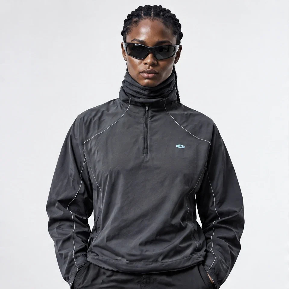Burn - Unisex Lightweight Quick-Dry Running Jacket - Grey