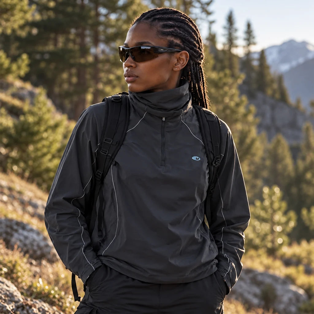 Burn - Unisex Lightweight Quick-Dry Running Jacket - Grey