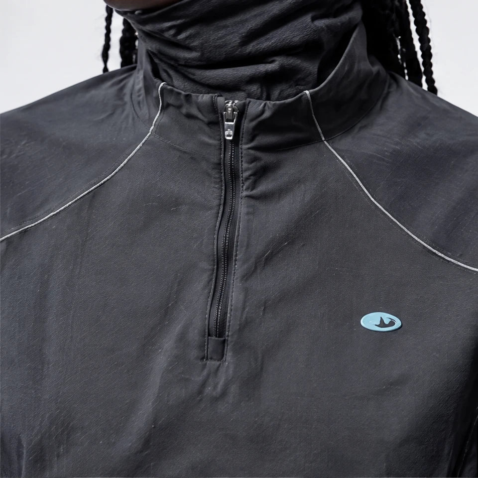 Burn - Unisex Lightweight Quick-Dry Running Jacket - Grey