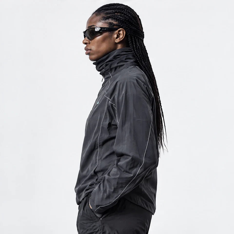 Burn - Unisex Lightweight Quick-Dry Running Jacket - Grey