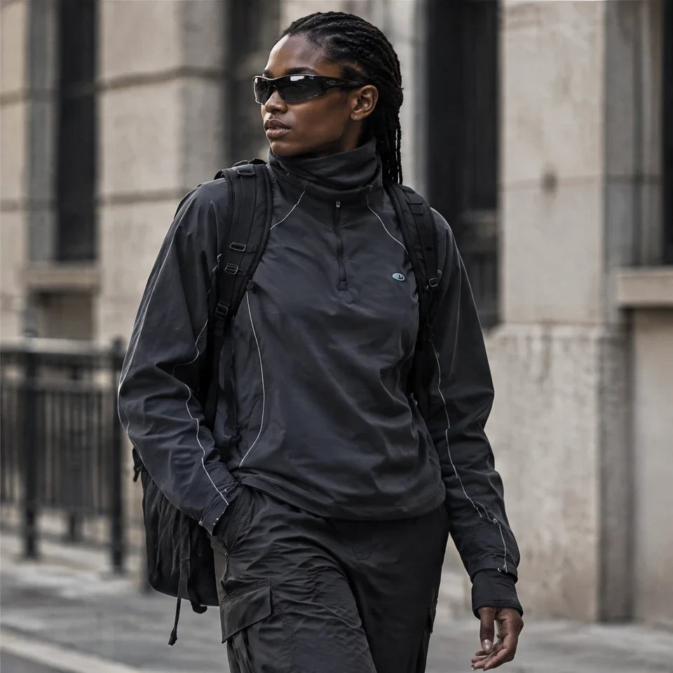 Burn - Unisex Lightweight Quick-Dry Running Jacket - Grey
