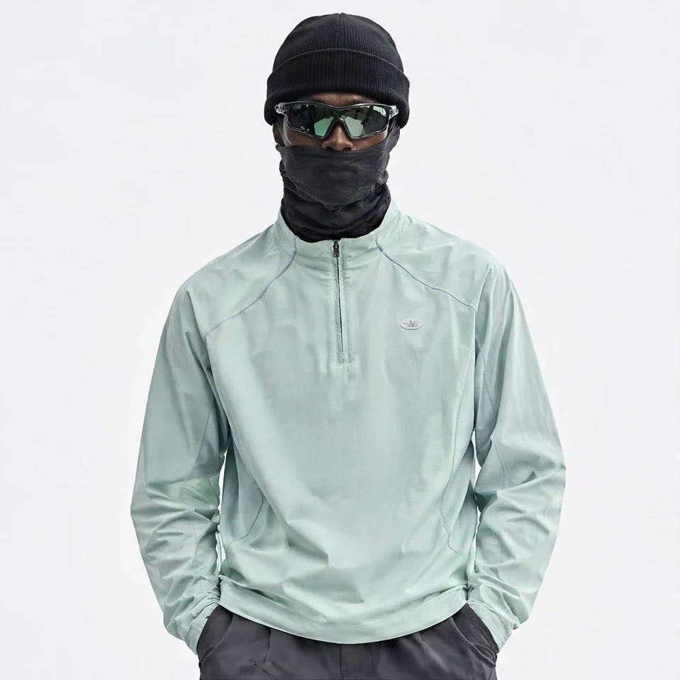 Burn - Unisex Lightweight Quick-Dry Running Jacket - Mint Green