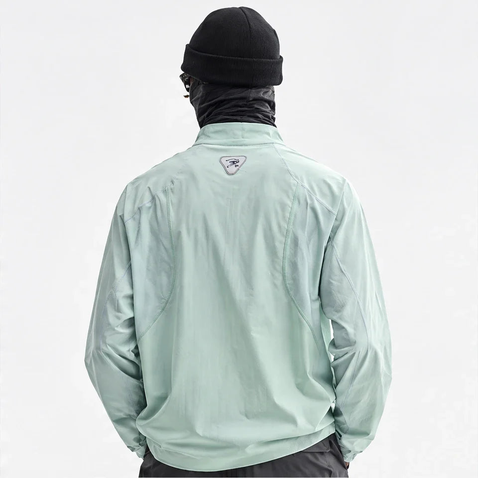 Burn - Unisex Lightweight Quick-Dry Running Jacket - Mint Green