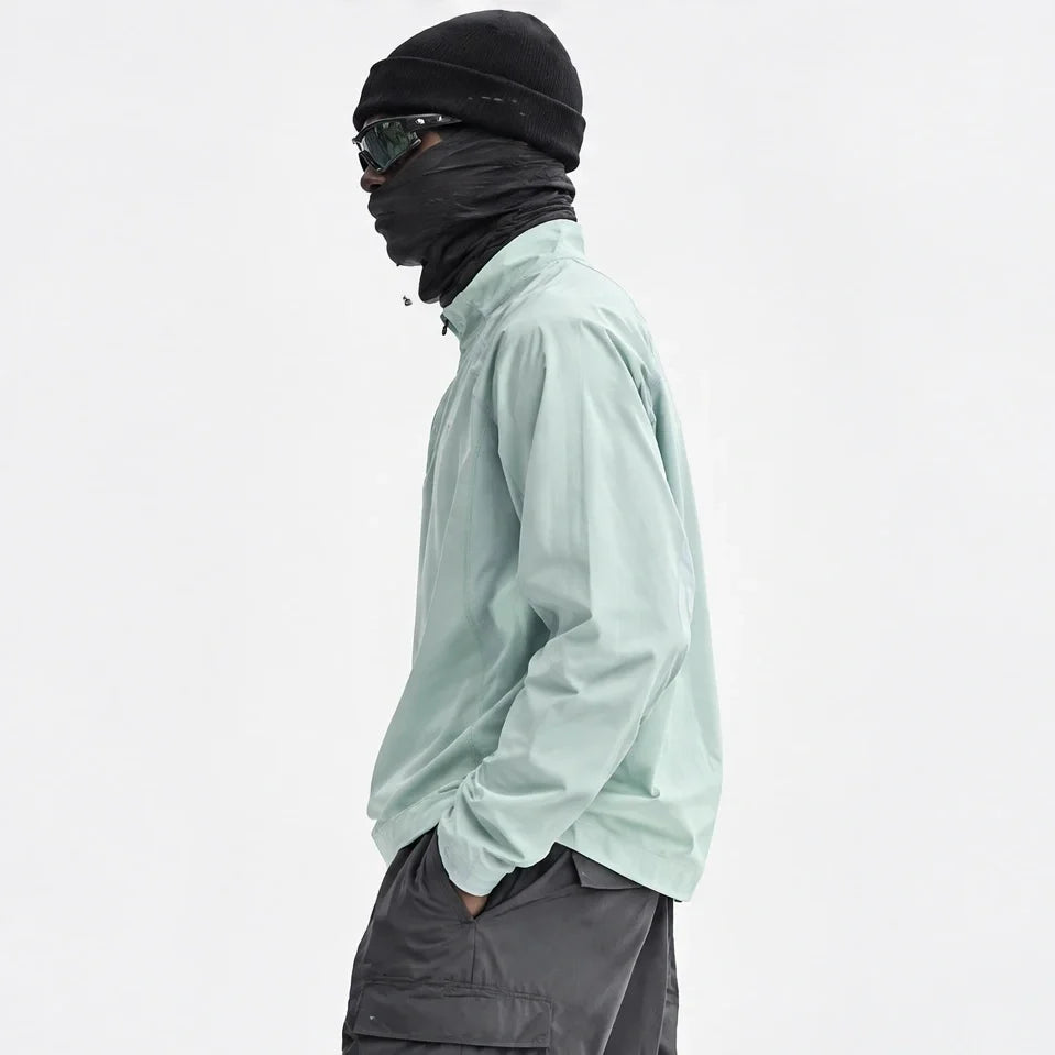 Burn - Unisex Lightweight Quick-Dry Running Jacket - Mint Green