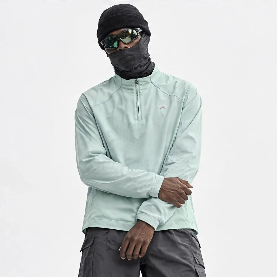 Burn - Unisex Lightweight Quick-Dry Running Jacket - Mint Green