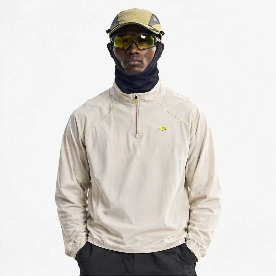 Burn - Unisex Lightweight Quick-Dry Running Jacket - Off-white