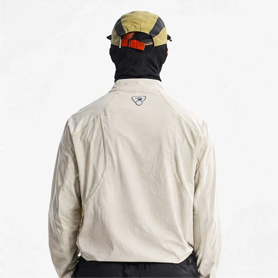 Burn - Unisex Lightweight Quick-Dry Running Jacket - Off-white