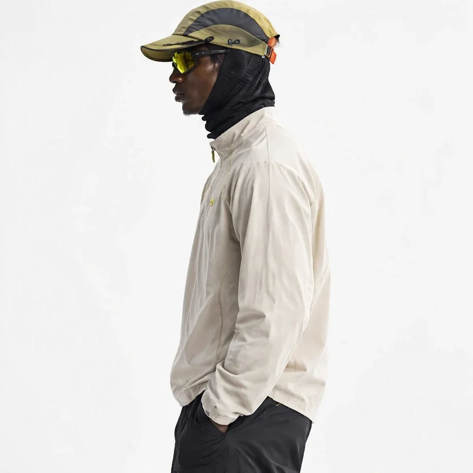 Burn - Unisex Lightweight Quick-Dry Running Jacket - Off-white