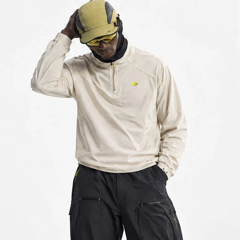 Burn - Unisex Lightweight Quick-Dry Running Jacket - Off-white