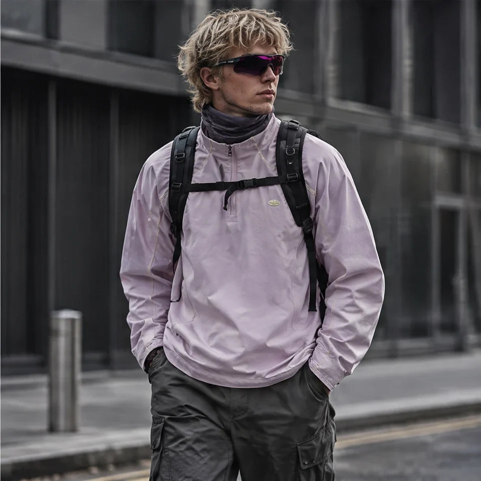 Burn - Unisex Lightweight Quick-Dry Running Jacket - Pink