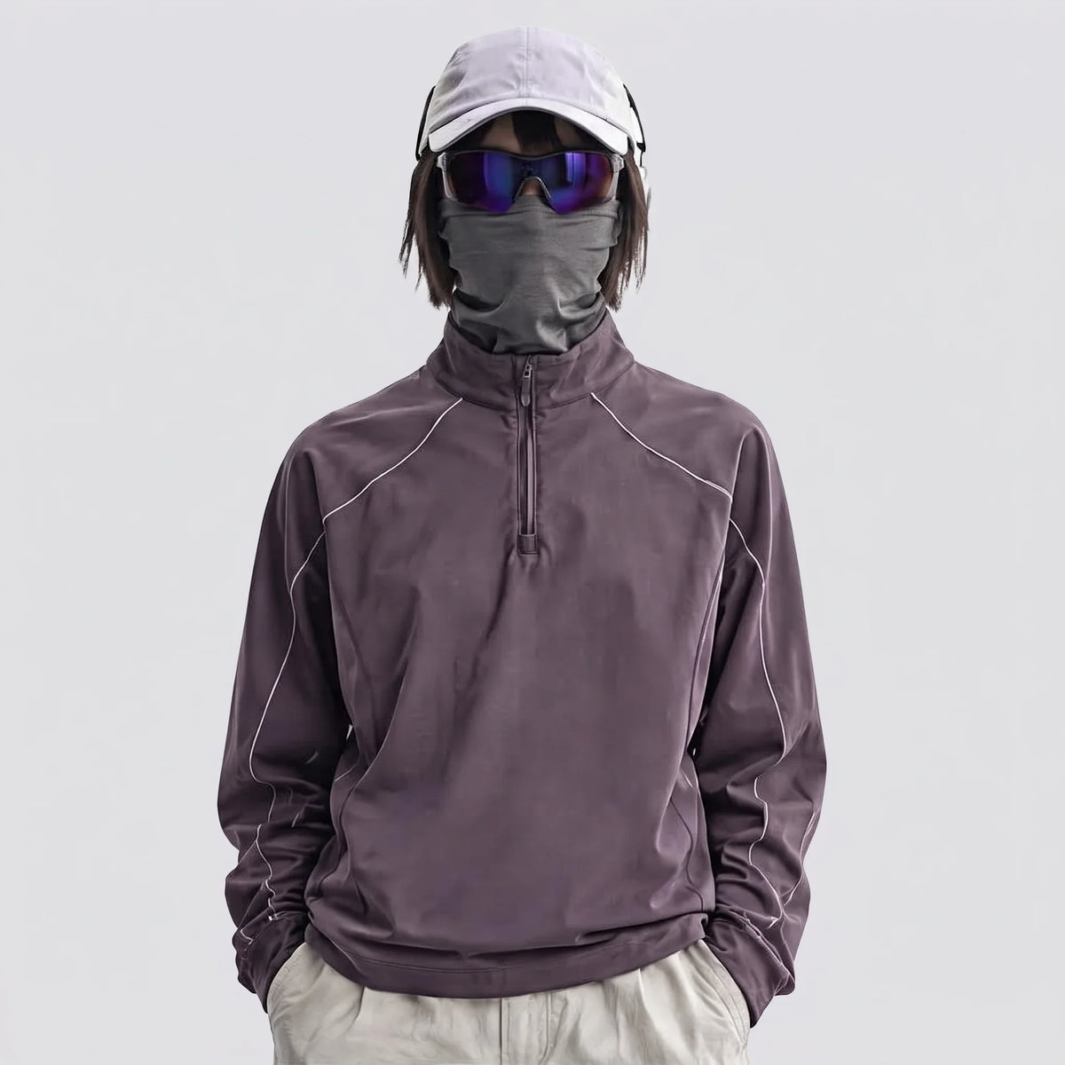 Burn - Unisex Lightweight Quick-Dry Running Jacket - Purple
