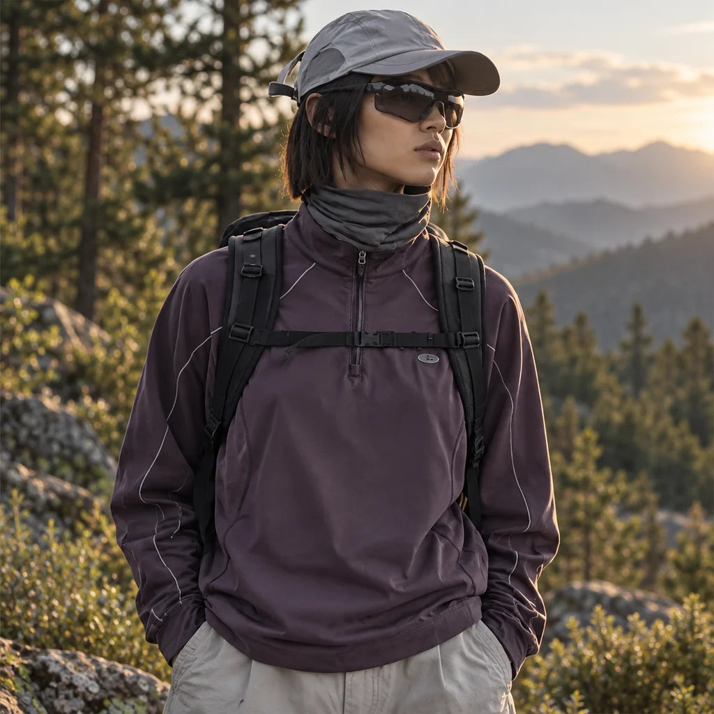 Burn - Unisex Lightweight Quick-Dry Running Jacket - Purple