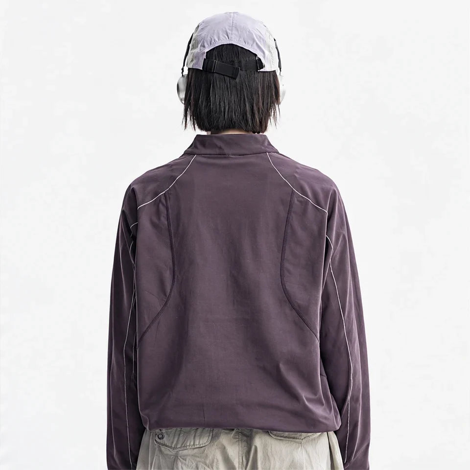 Burn - Unisex Lightweight Quick-Dry Running Jacket - Purple