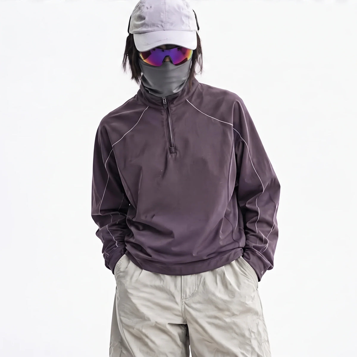 Burn - Unisex Lightweight Quick-Dry Running Jacket - Purple