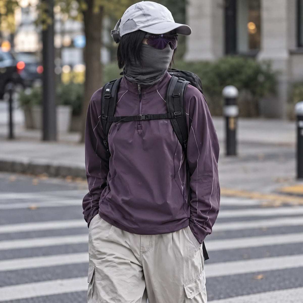 Burn - Unisex Lightweight Quick-Dry Running Jacket - Purple