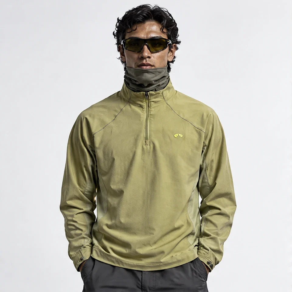 Burn - Unisex Lightweight Quick-Dry Running Jacket - Yellow Green