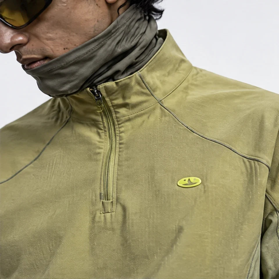 Burn - Unisex Lightweight Quick-Dry Running Jacket - Yellow Green