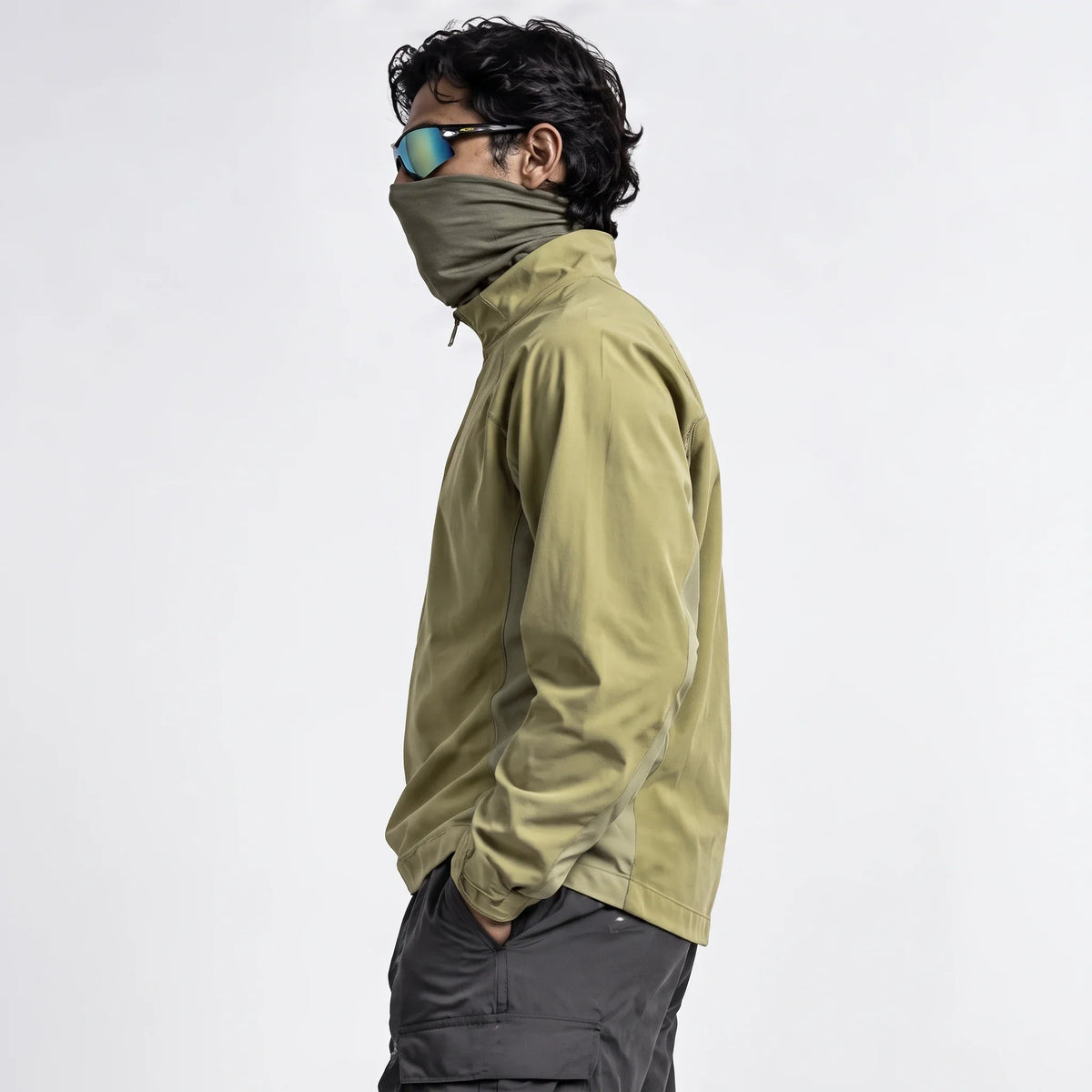 Burn - Unisex Lightweight Quick-Dry Running Jacket - Yellow Green