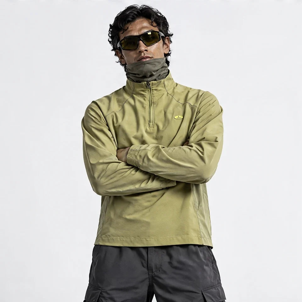 Burn - Unisex Lightweight Quick-Dry Running Jacket - Yellow Green
