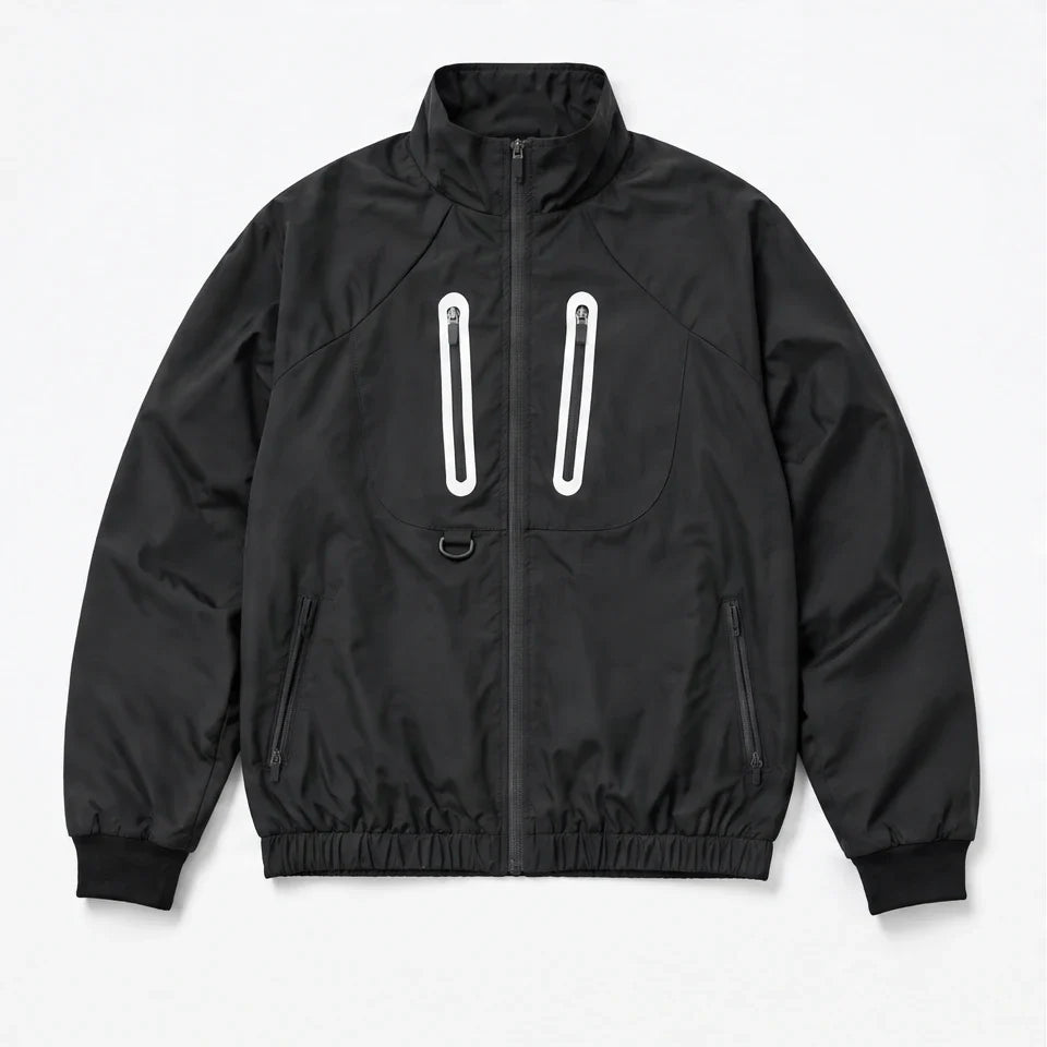 Blink - Mens Water-Repellent & Windproof Reflective Lightweight Jacket - Black