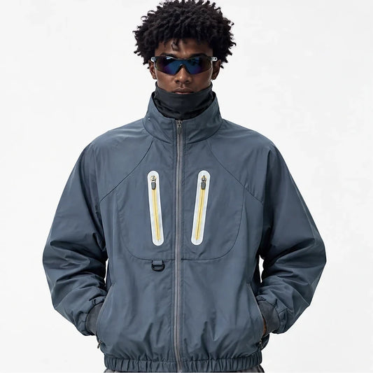 Blink - Mens Water-Repellent & Windproof Reflective Lightweight Jacket - Blue