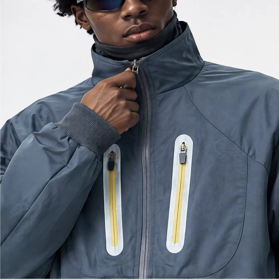 Blink - Mens Water-Repellent & Windproof Reflective Lightweight Jacket - Blue