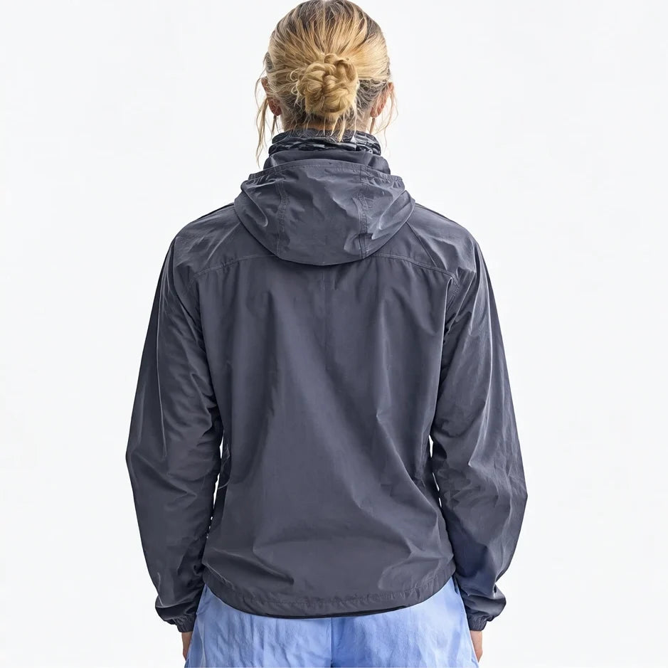 Hoar - Unisex Water-Repellent & Windproof Hooded Lightweight Jacket - Grey