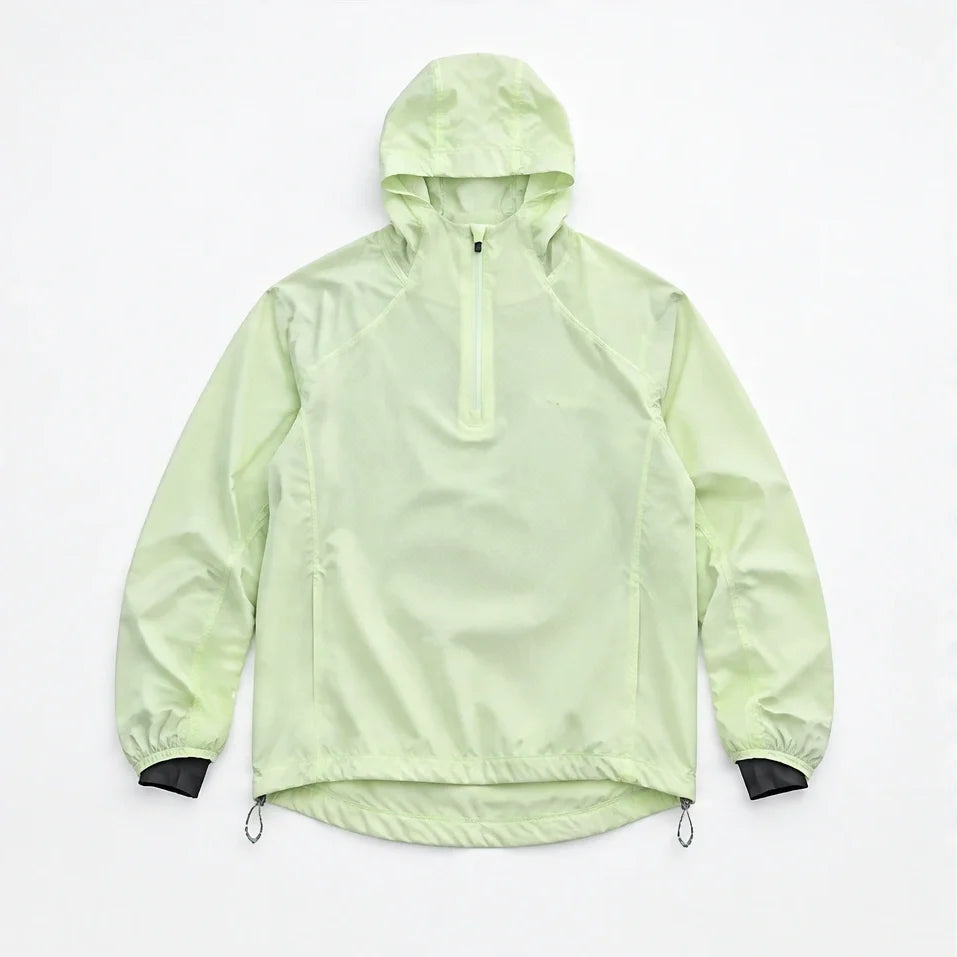 Hoar - Unisex Water-Repellent & Windproof Hooded Lightweight Jacket - Light green