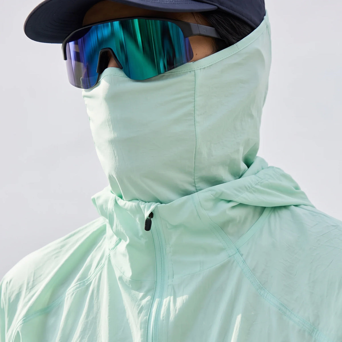 Hoar - Unisex Water-Repellent & Windproof Hooded Lightweight Jacket - Mint Green