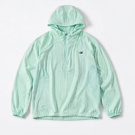 Hoar - Unisex Water-Repellent & Windproof Hooded Lightweight Jacket - Mint Green