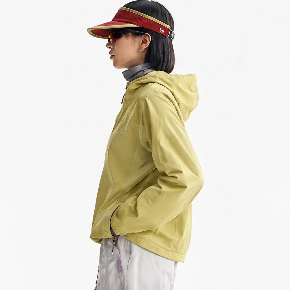 Hoar - Unisex Water-Repellent & Windproof Hooded Lightweight Jacket - Yellow Green