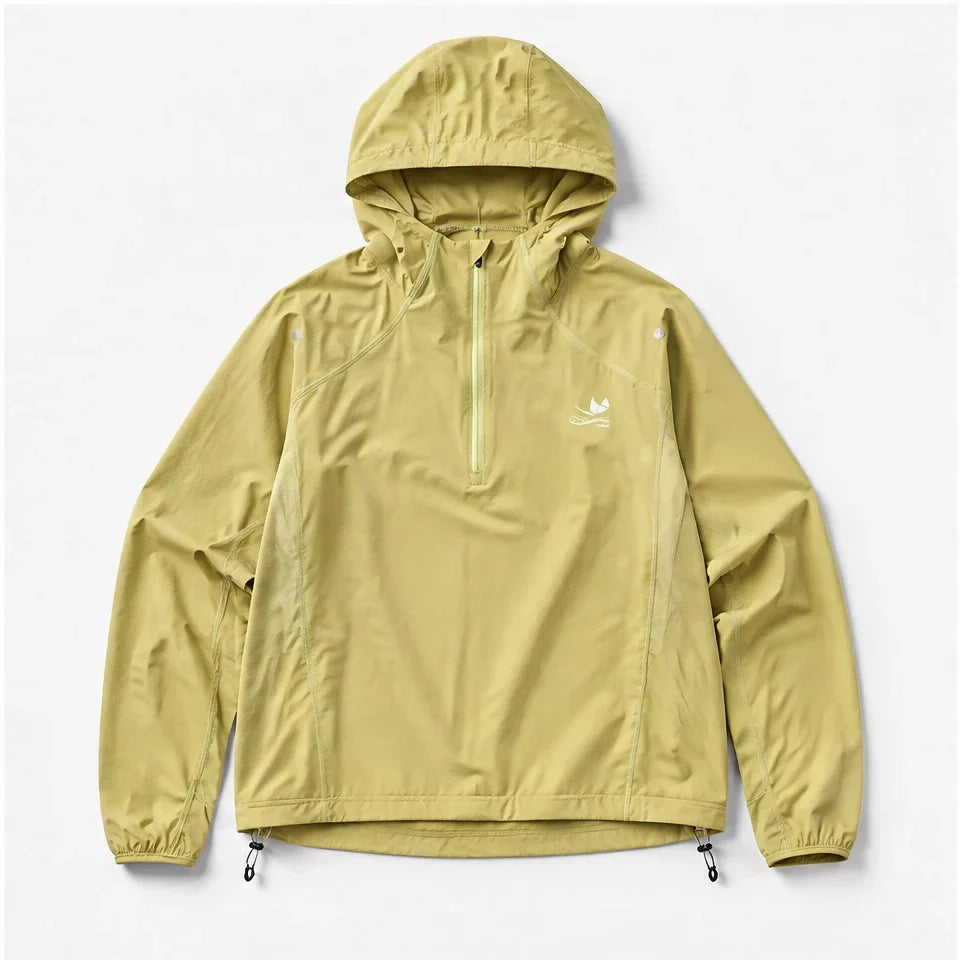 Hoar - Unisex Water-Repellent & Windproof Hooded Lightweight Jacket - Yellow Green