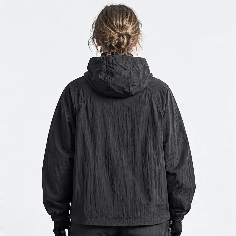 Drift - Unisex Water-Repellent & Windproof Mesh-Vent Lightweight Jacket - Black