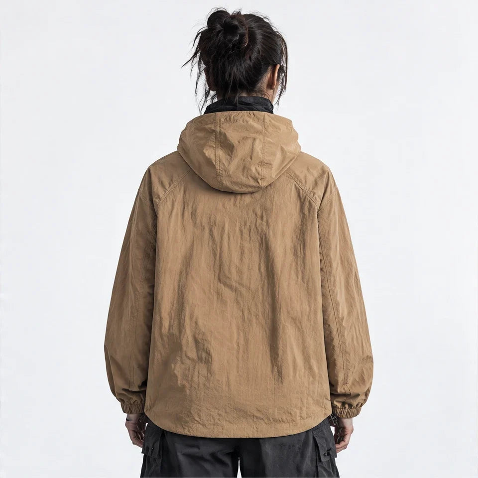 Drift - Unisex Water-Repellent & Windproof Mesh-Vent Lightweight Jacket - Camel
